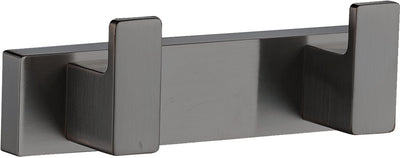 Plieger altea badkamer haakjes – dubbele haak – geborsteld gunmetal