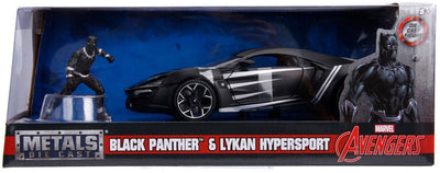 Jada toys jada die-cast avengers black panther met auto 1:24
