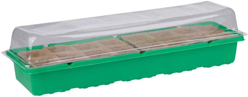 Kinzo greenhouse - kas met vochtdoorlatende gaten - 2 x 8 cellen