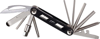 Bbb cycling maxifold m fietsgereedschap - gereedschapset met bandenlichters - fiets minitools - 13 verschillende functies - btl-141m