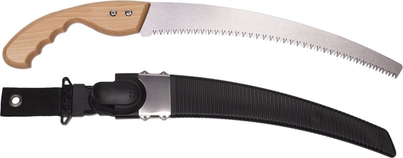 Tercasa tuinzaag - gebogen - blad 33 cm - met kunststof houder - ju-998500