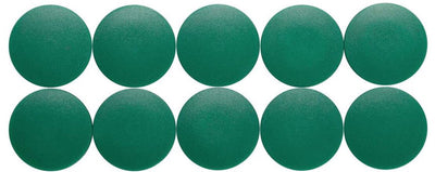 Maul magneet rond 10 stuks 0,8 kg kunststof ferriet bruchsicher erodiert lackiert ø 3.2 x 0.96 cm groen