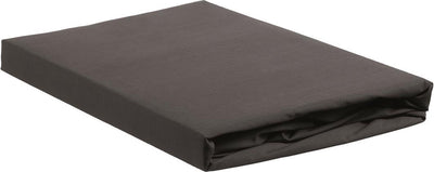 Beddinghouse - percale katoen - topper hoeslaken - 140x200 cm - antraciet