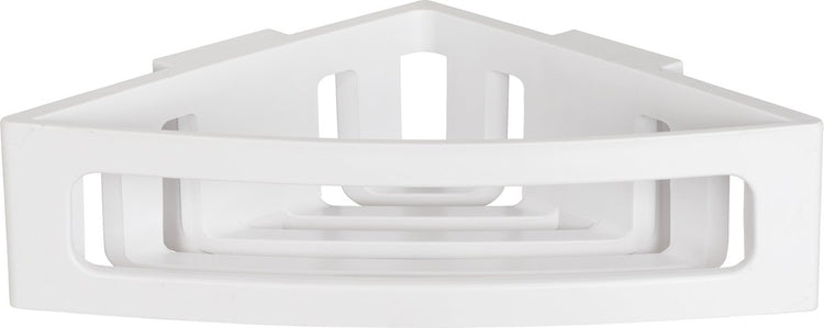 Wenko turbo-loc bralia hoekrek wit mat 35x9cm - doucherek - douchemand - bevestigen zonder boren - zelfklevend