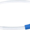 Merkloos sans marque trixie lichtgevende halsband usb flash light oplaadbaar tpu blauw