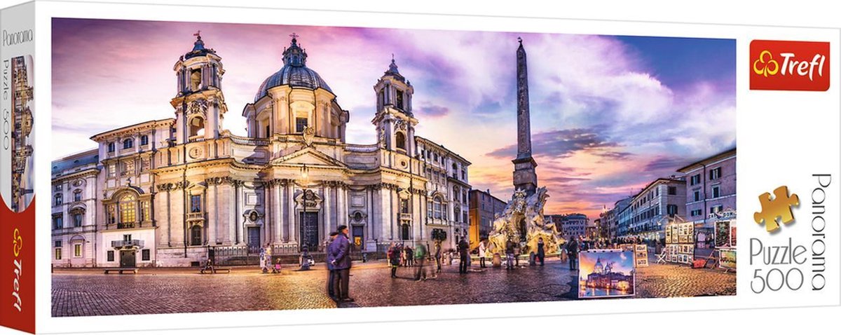 Trefl puzzel 500 stukjes - rome - panorama