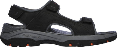 Skechers tresmen - garo heren sandalen - zwart