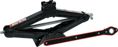 Carpoint schaarkrik - met ratelsleutel - hefhoogte 104-385mm - 360° graden draaibare steunpunt - maximaal 1500 kg