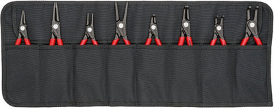 Knipex 00 19 58 v02 precisie-borgveertang set geschikt voor borgringen binnen- en buitenringen 12-25 mm, 19-60 mm 10-25