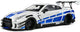 Solido nissan gt-r (r35) w liberty walk body kit 2.0 '24, zilver schaal 1:18