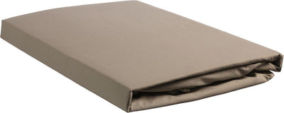 Beddinghouse - percale-katoen - split-topper - hoeslaken - 160x220 cm - taupe