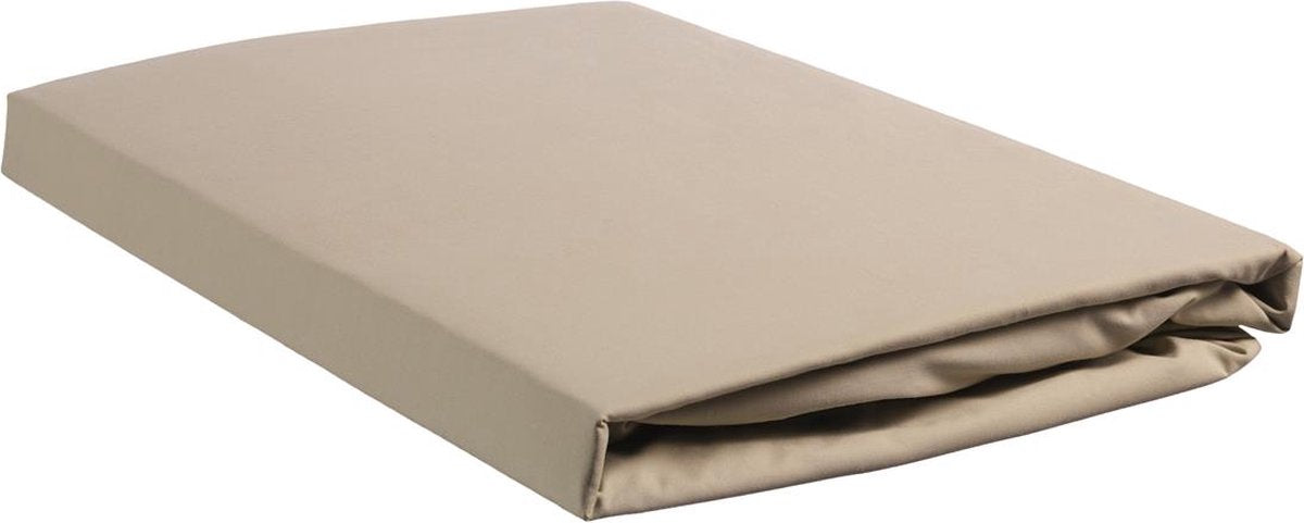 Beddinghouse percale katoen - hoeslaken - 90x200 - zand