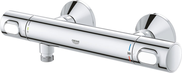 Grohe precision flow thermostatische douchekraan - 15 cm - waterbesparend - chroom