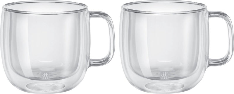 Zwilling sorrento dubbelwandig cappuccino glas 450 ml met oor set 2 39500-113