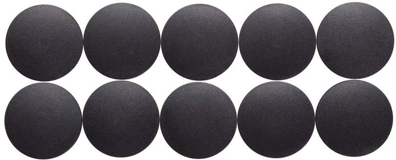 Maul magneet rond 10 stuks 0,8 kg kunststof ferriet bruchsicher erodiert lackiert ø 3.2 x 0.96 cm zwart