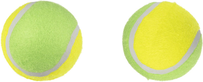 Flamingo smash - speelgoed honden - hs tennisbal smash + squeaker 2 kleuren 8cm 2 stuks - 2st - 121928 - 2st