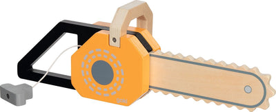 Goki speelwerktuigen - kettingzaag - 33,5x7,6x11cm - met beweging - 3 jaar