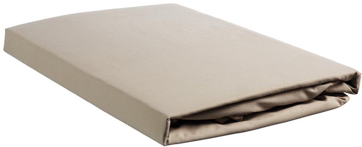 Ambiante katoen - topper hoeslaken - 90x220 - taupe