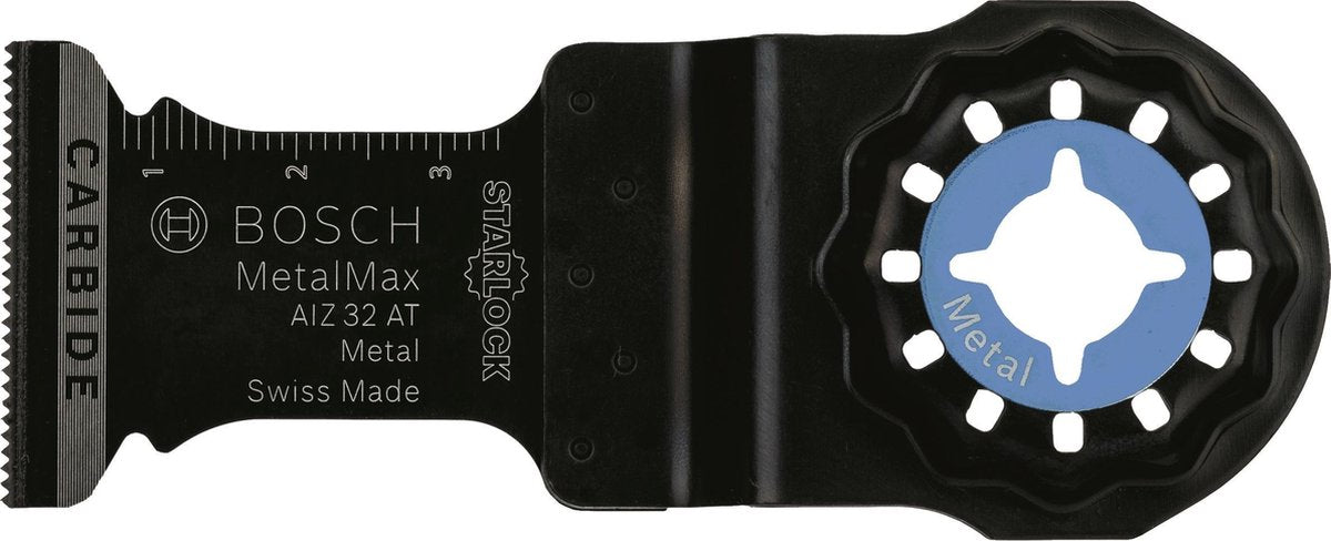 Bosch aiz 32 at carbide invalzaagblad - 32 x 50 mm - voor metaal