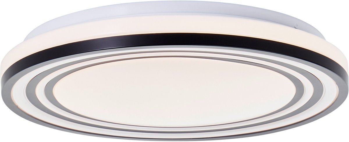 Brilliant kobana - plafondlamp - led 24w 3000k - zwart