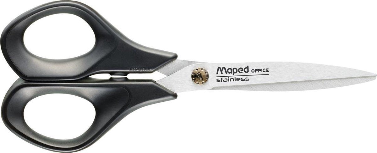 Maped office advanced green schaar 17 cm - symmetrisch - zwart
