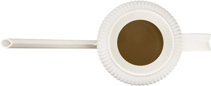 Elho vibes fold gieter 1.7ltr - gieter voor binnen - 100% gerecycled plastic - l25.2 x b7.4 x h21 - linnen wit