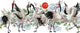 Diamond dotz® diamond painting volwassenen - ronde steentjes - volledig pakket - hobby - - dd8.011 - dieren - vogeldans 77 x 32cm