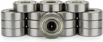 Nijdam kogellagers - abec 9 chrome - 16st - chroom