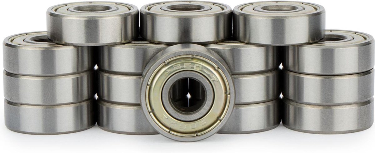 Nijdam kogellagers - abec 7 chrome - 16st - chroom