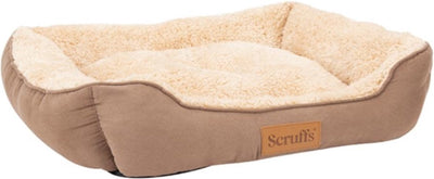 Scruffs cosy - comfortabele zacht gevoerde hondenmand - karamel bruin - x-large 90 x 70 cm