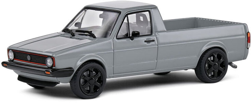 Solido vw caddy mk 1 pick up '82, grijs - 1:43