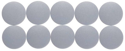 Maul magneet rond 10 stuks 0,6 kg kunststof ferriet bruchsicher erodiert lackiert ø 2.4 x 0.8 cm grijs