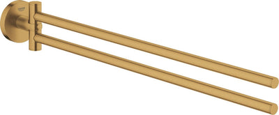 Grohe essentials handdoekhouder 2-lids cool sunrise (geborsteld)