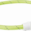 Trixie lichtgevende halsband hond flash usb tpu nylon groen