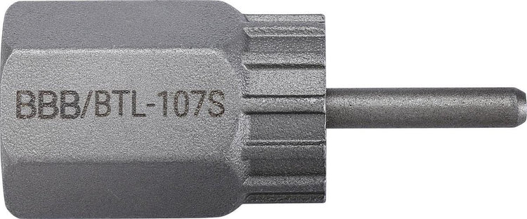 Bbb cycling lockplug cassette afnemer shimano - met centreer pin - fietsgereedschap btl-107s