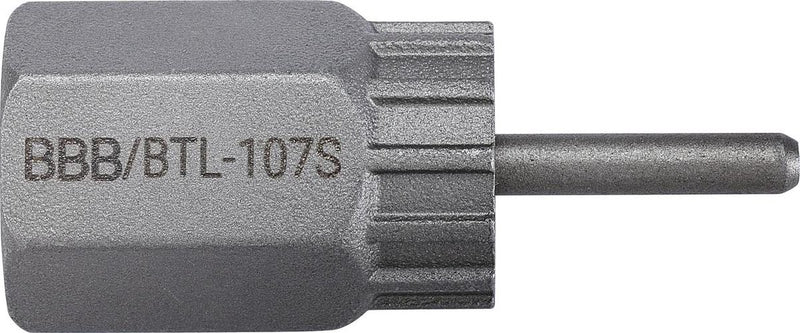 Bbb cycling lockplug cassette afnemer shimano - met centreer pin - fietsgereedschap btl-107s