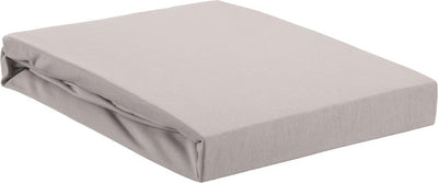 Beddinghouse - jersey-stretch - topper hoeslaken - 180x220 cm - licht grijs