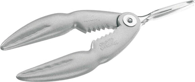 Westmark kreeftenkraker met geïntegreerd pincet, aluminium roestvrij staal, lengte: 21,1 cm, cracky-spezial, zilver, 66102270