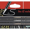 Stabilo pen 68 metallic viltstiften zilver goud koper - 3dlg.