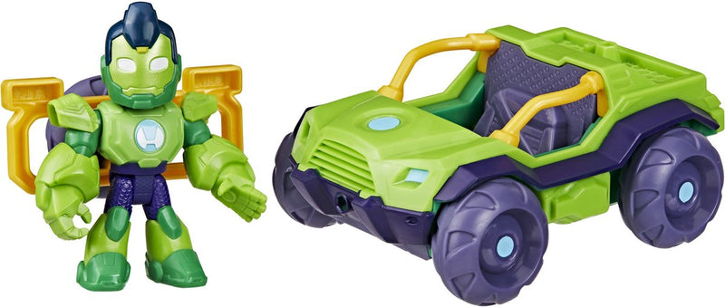 Hasbro marvel iron man and his awesome friends - iron hulk - voertuig en actiefiguur