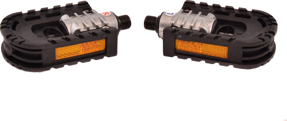 Cordo vouwpedaal 9 16 inch extra grip - zwart zilver
