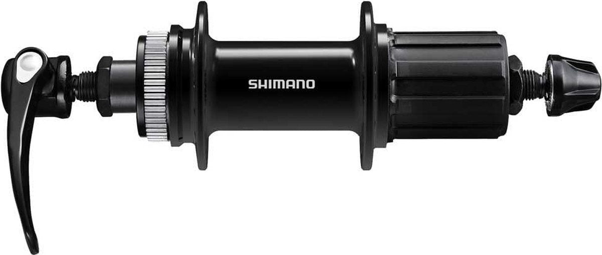 Shimano fh-qc400 cassettenaaf centerlock 8-11 speed 135 32 zwart