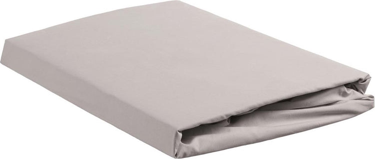 Beddinghouse - percale-katoen - split-topper - hoeslaken - 140x200 cm - licht grijs