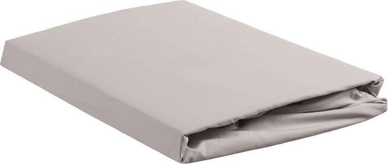Beddinghouse - percale katoen - topper hoeslaken - 90x210 cm - licht grijs