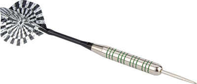 Abbey darts darts - nickel silver - zwart zilver - 23