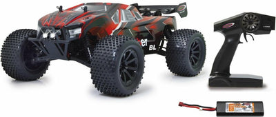Jamara rc brecter truggy bl monstertruck led 1:10 lipo zwart