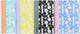 Ancor smooth spiraalboek a4 ruit hardcover - 4 stuks - assorti designs - an-113259-c
