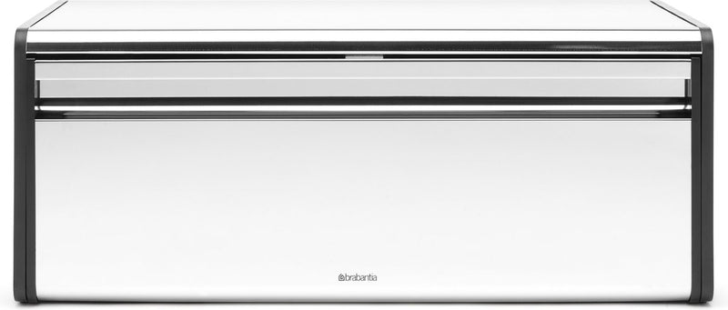 Brabantia broodtrommel - met klepdeksel - brilliant steel