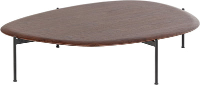 Woood kota salontafel - mdf fineer - bruin - 26x121x97