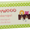 Playwood houten knikkerspel wilde dieren met knikkers speelgoed.